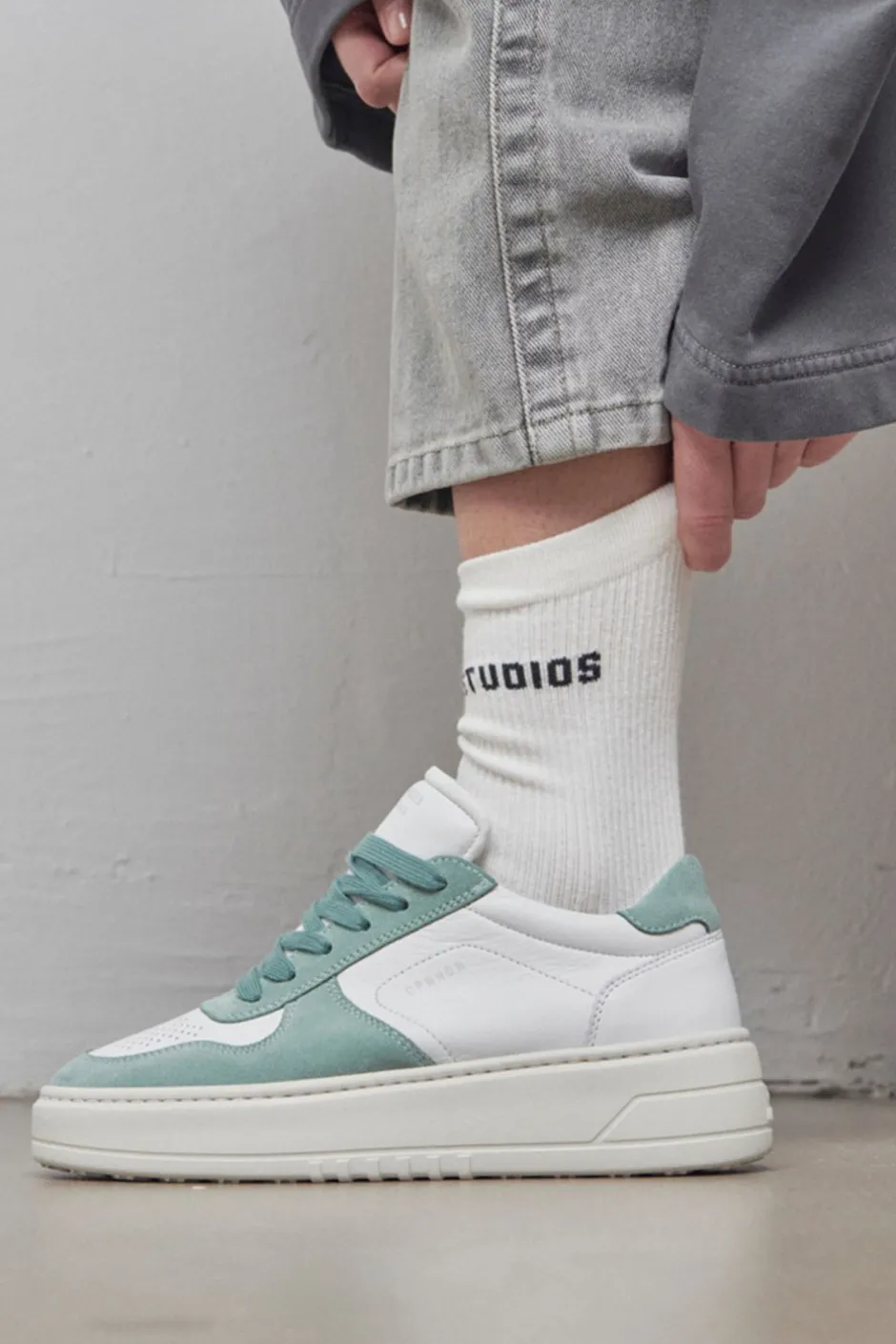 Cph77 Leather Mix Frauen Sneaker