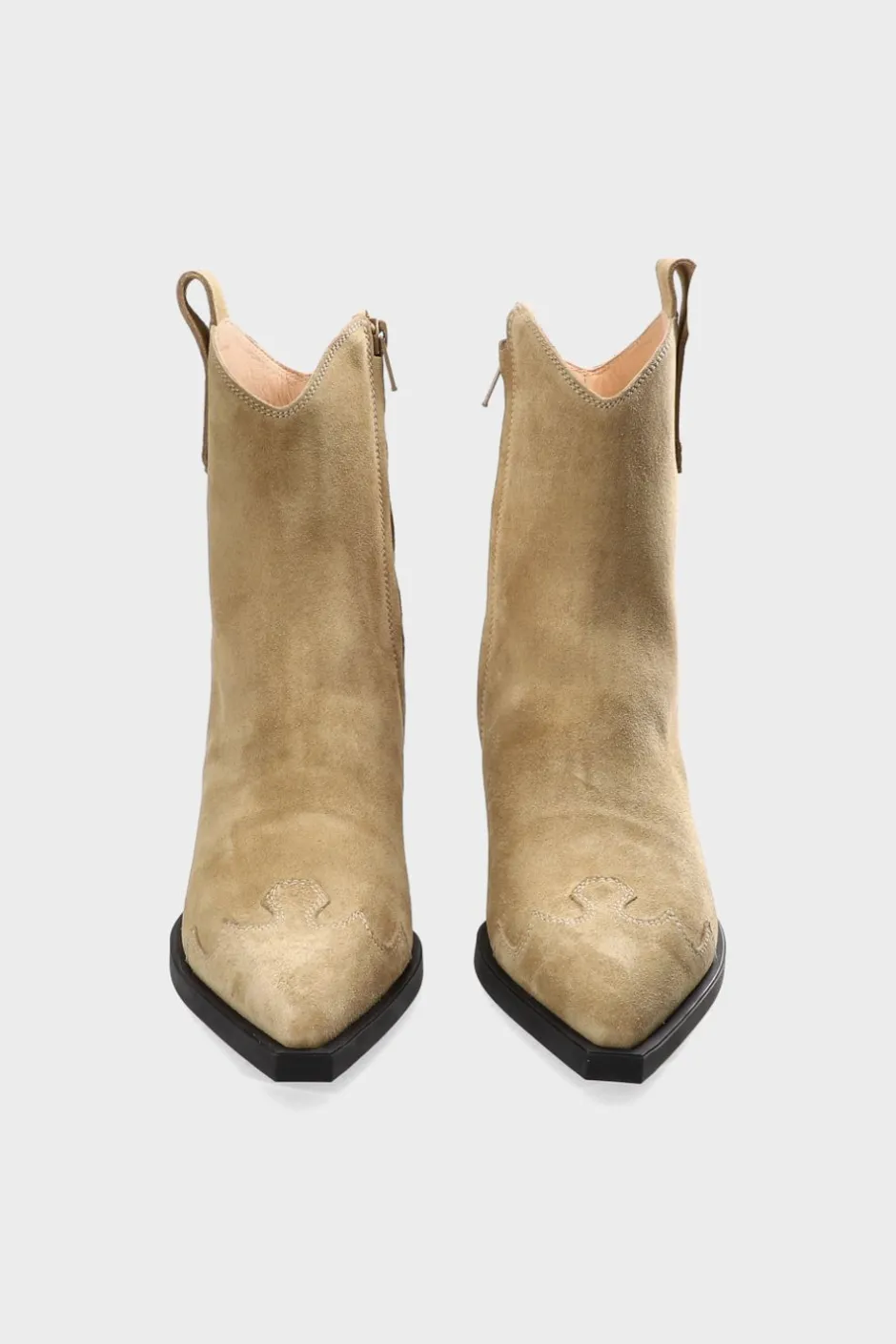 Hot Cph238 Suede Frauen Westernstiefel