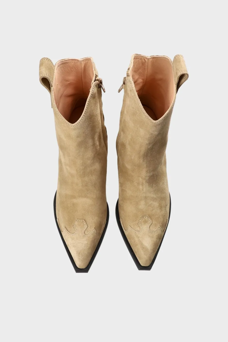 Hot Cph238 Suede Frauen Westernstiefel