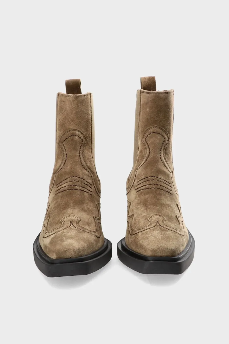 Hot Cph232 Suede Frauen Westernstiefel