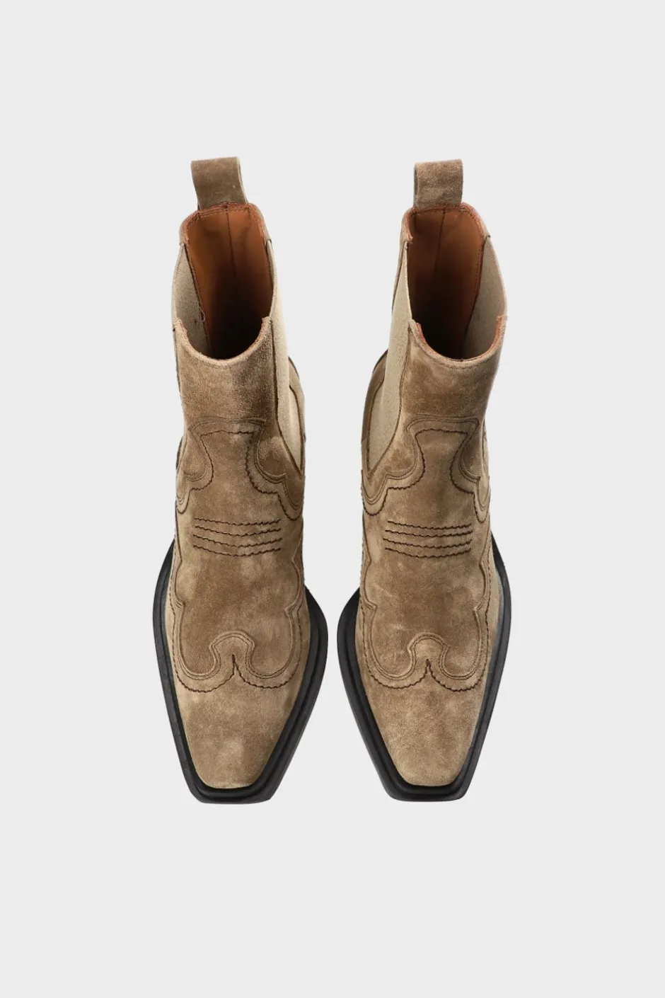 Hot Cph232 Suede Frauen Westernstiefel