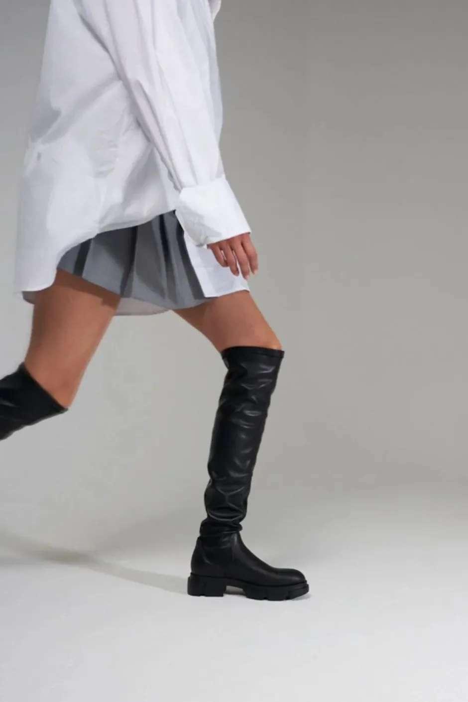 Clearance Cph544 Vitello/Vegan Stretch Frauen Stiefel